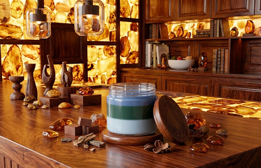 The Captain's Study 3 Layer Candle