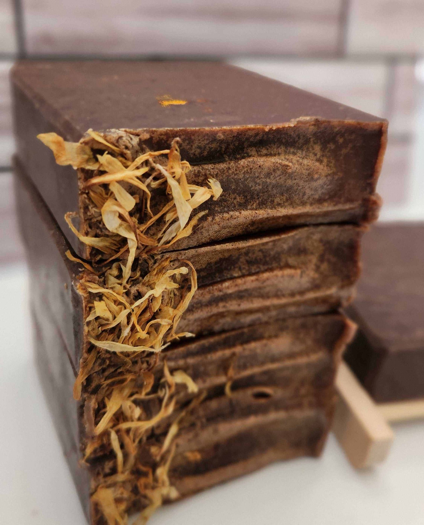 "Turmeric, Ginger & Calendula Soap – Natural Skin Soothing & Healing