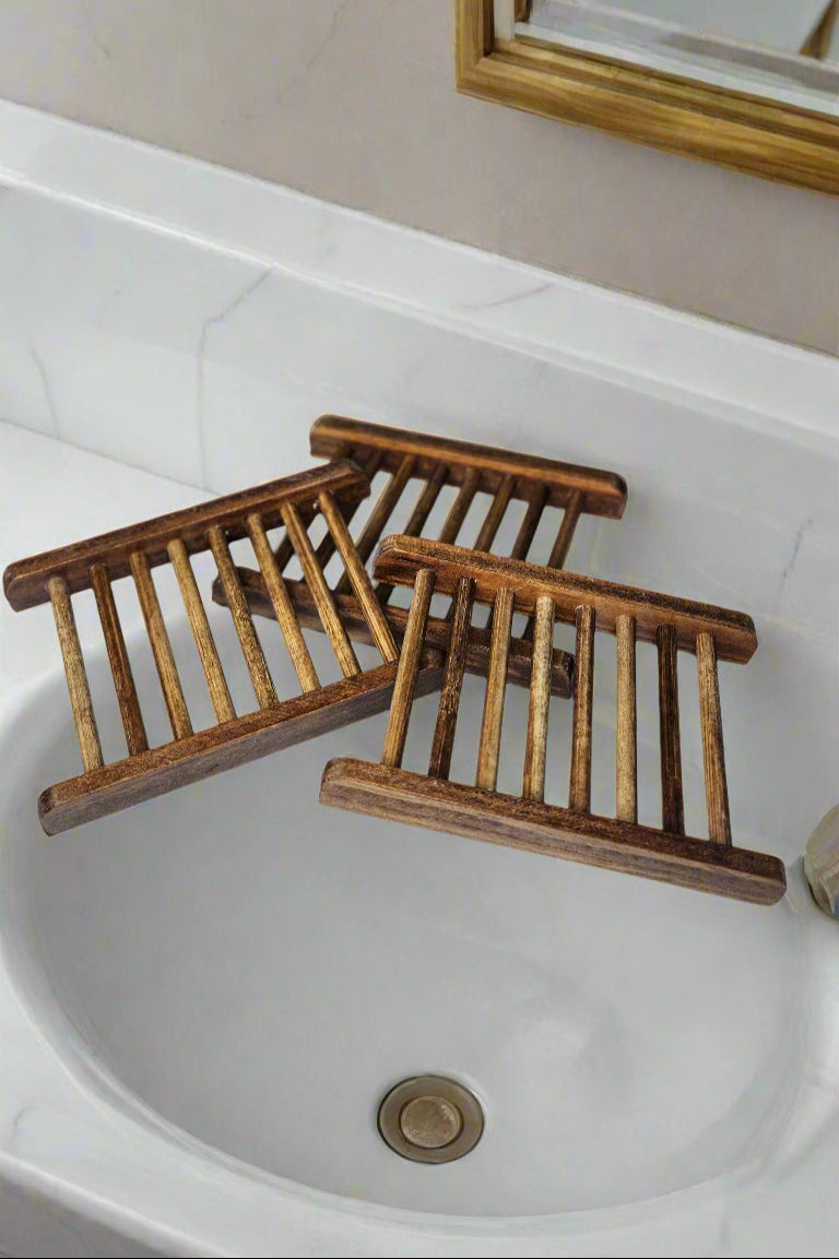 Bamboo Soap Saver (Dark) Wooden