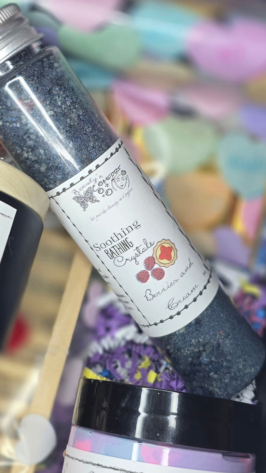 Berries and Cream Soothing Bathing Crystal's (3oz)