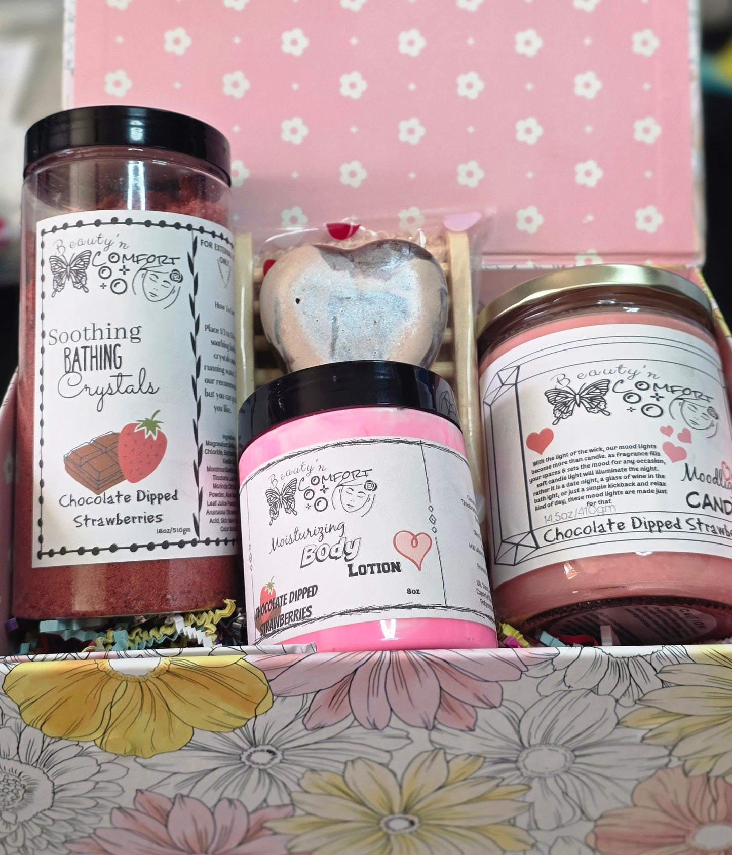Chocolate Dipped Strawberries GAL-ENTINES Day Gift Set (Large)