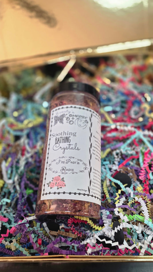 Im Pose'n Roses Soothing Bathing Crystal's (18oz)